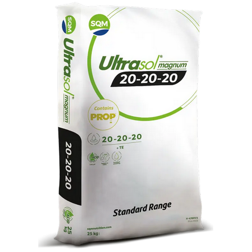 Комплексне добриво з мікроелементами УльтраСол Магнум 20-20-20 (UltraSol Magnum), 25кг