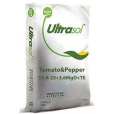 Комплексне добриво з мікроелементами УльтраСол Томатний 15-8-25 (Ultrasol Tomato), 25кг